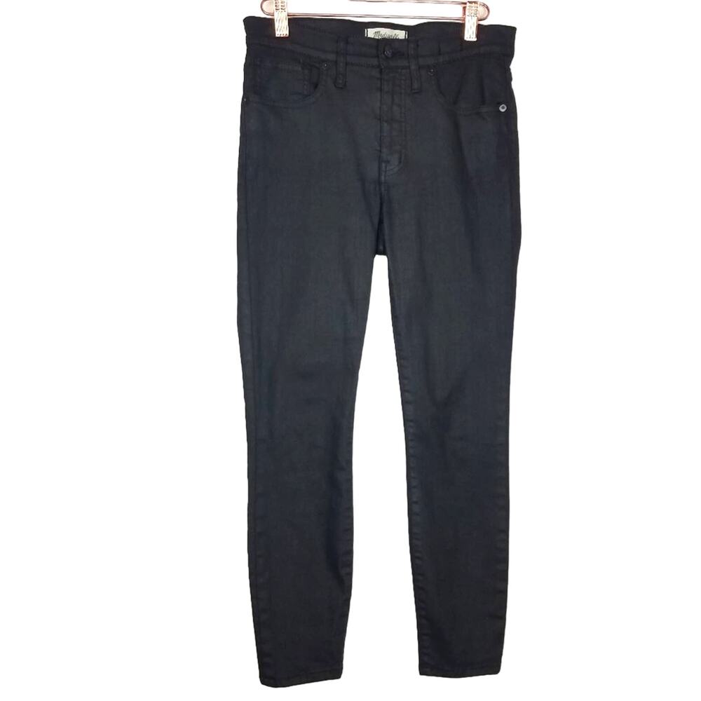 Madewell | Black Jeans High Rise 9" Skinny Pants 27